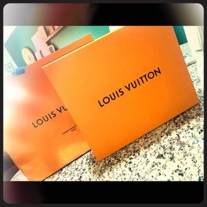 Used Louis Vuitton bag and box